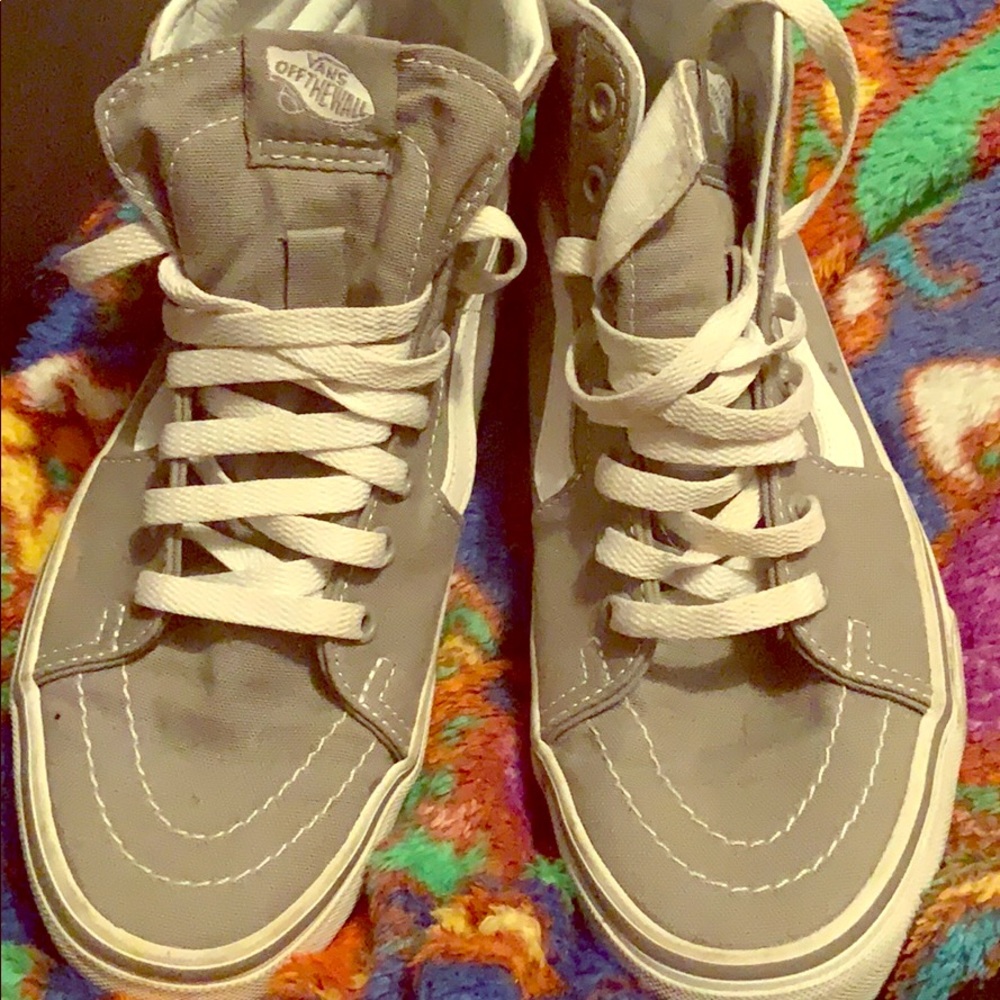 Vans High Top Classic Gray Size 8